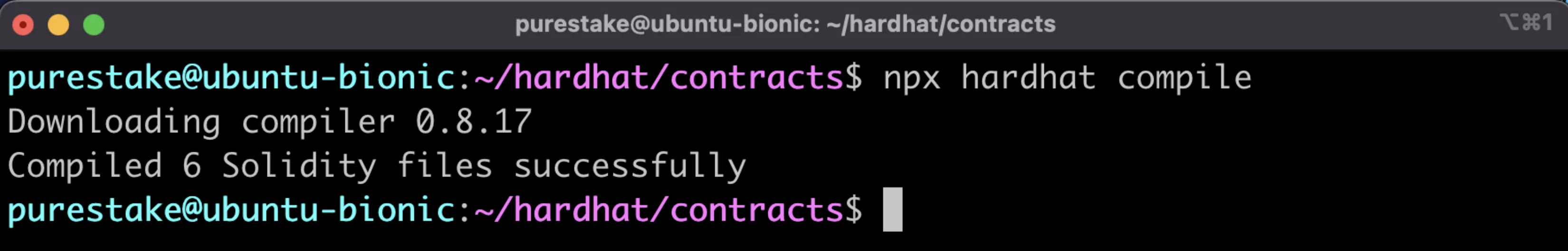 Compile contracts