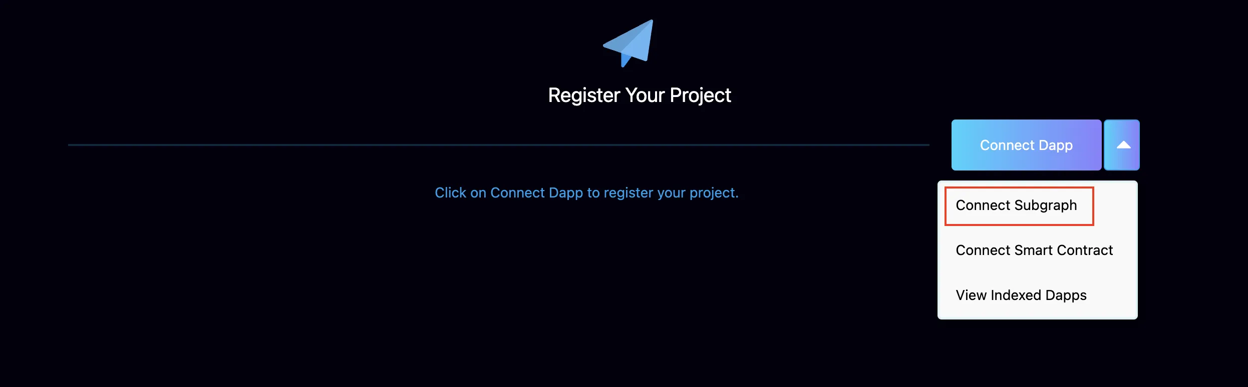 Connect dapp