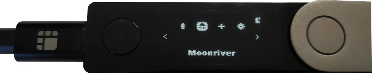 Moonriver Ledger App Installed