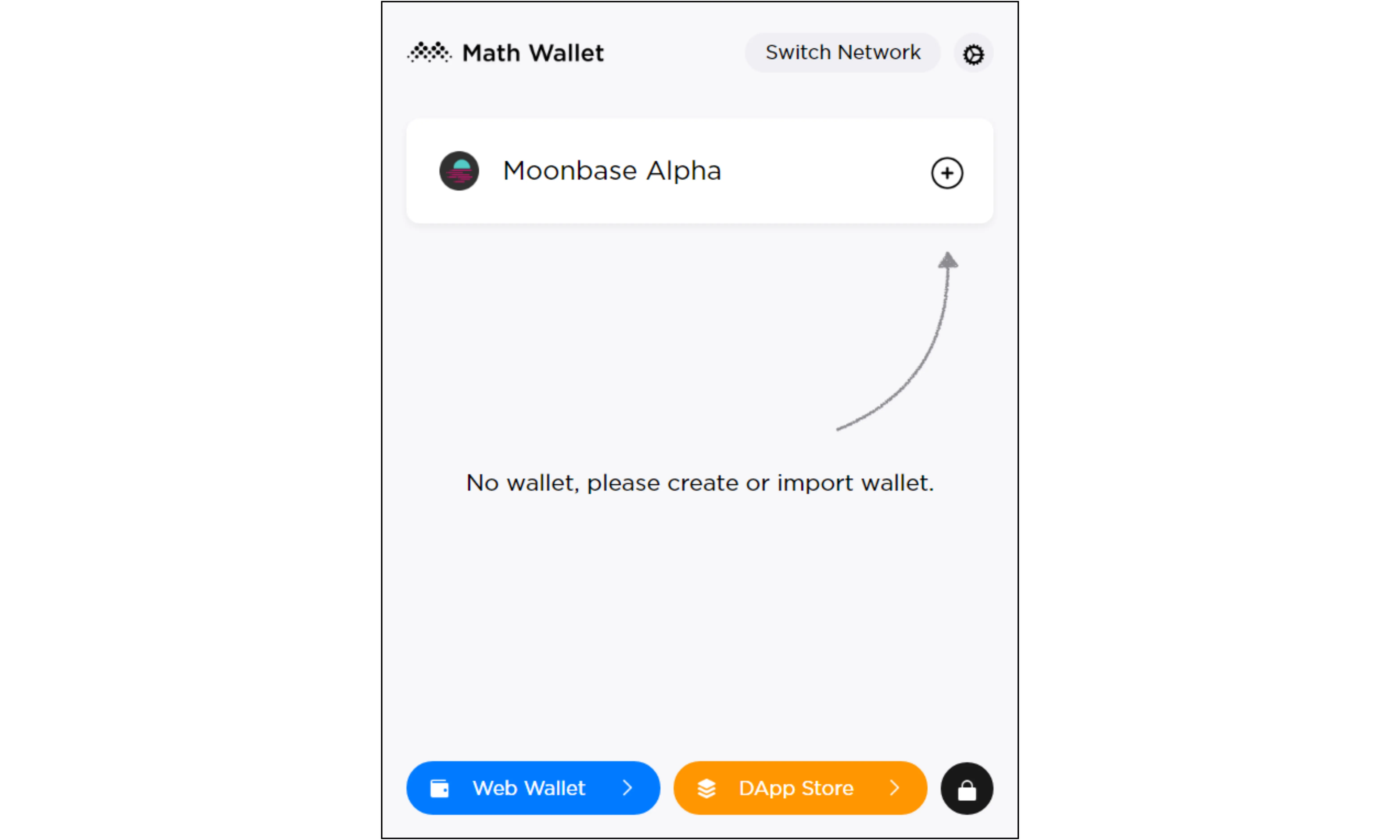 Wallet Connected to Moonbase Alpha